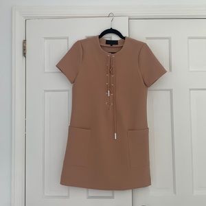 Kendall and Kylie Lace Up Safari Dress